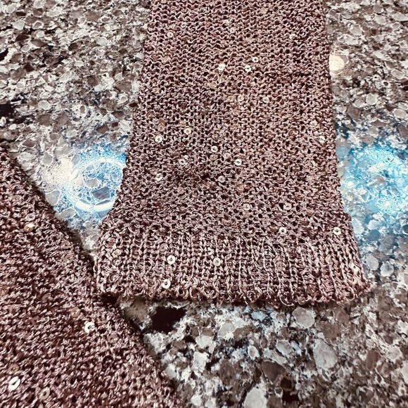 Belldini sparkly tunic sweater top size L - Picture 4 of 10